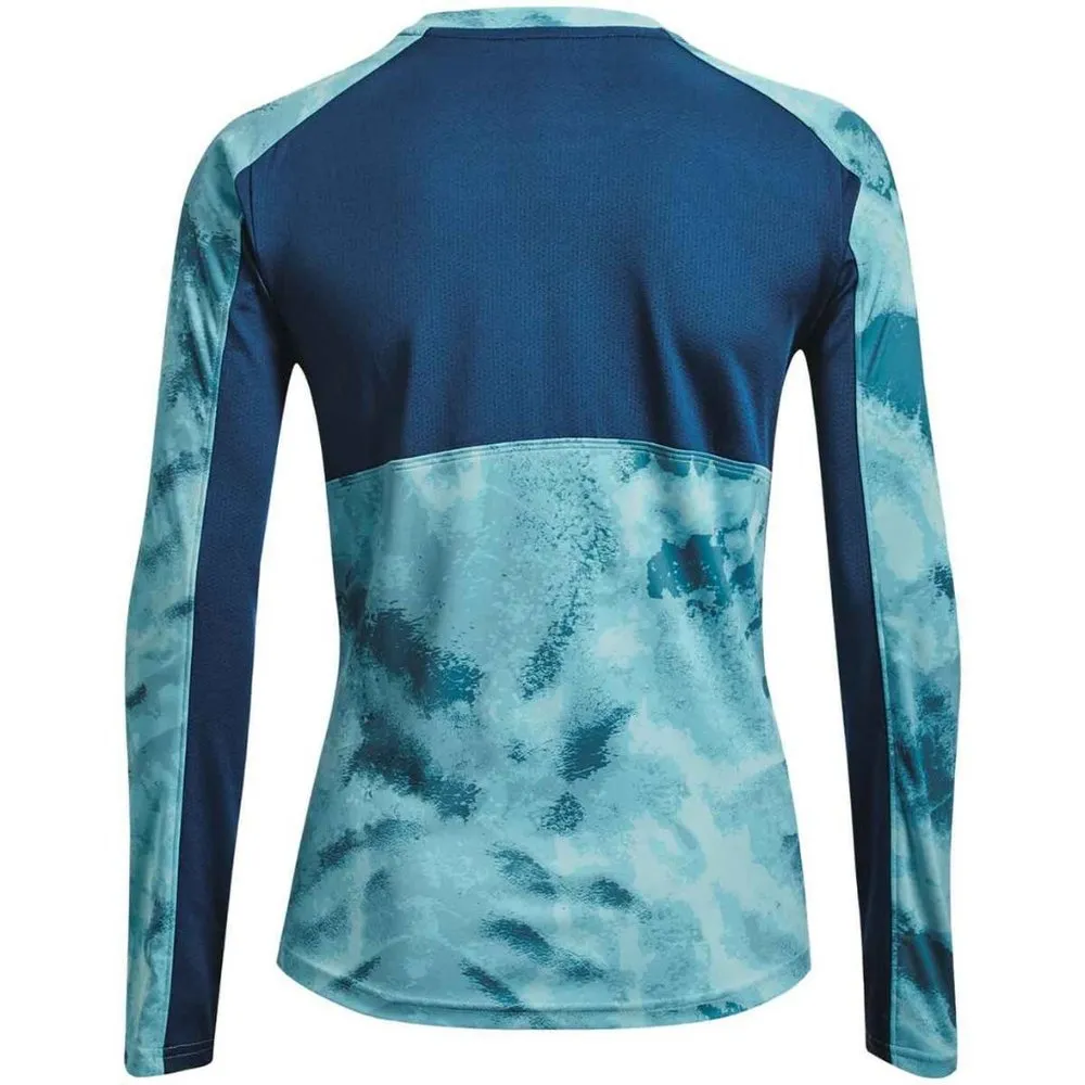 NWT Under Armour  Iso-Chill Shore Break Print Long Sleeve Tee Deep Sea XL - Image 3