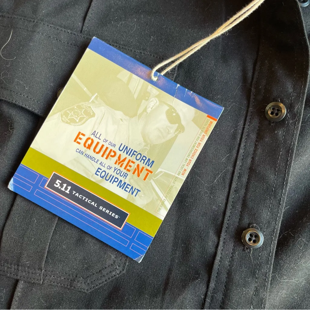 5.11 Tactical Womens Uniform Shirt New NWT Work Utility Black Large Military - Image 7