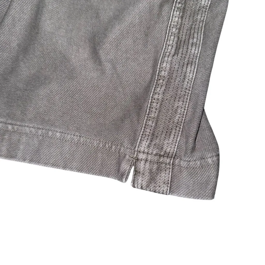 Athleta Farallon Bermuda Shorts Women’s 10 Cypress Green Drawstring Cotton Blend - Image 5