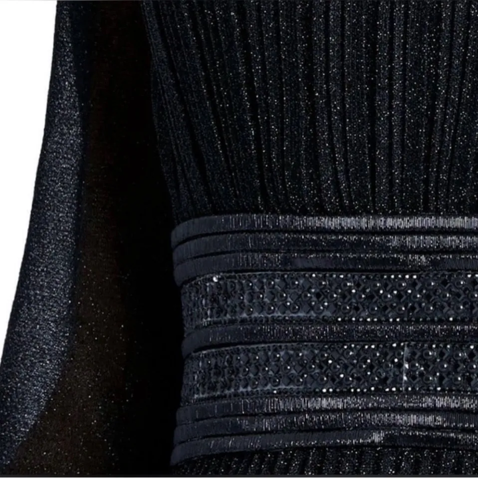 NWT Mac Duggal Shimmering
Pleated‎ A-Line Black Ballgown 30700 Black Size 6 $498 - Image 6