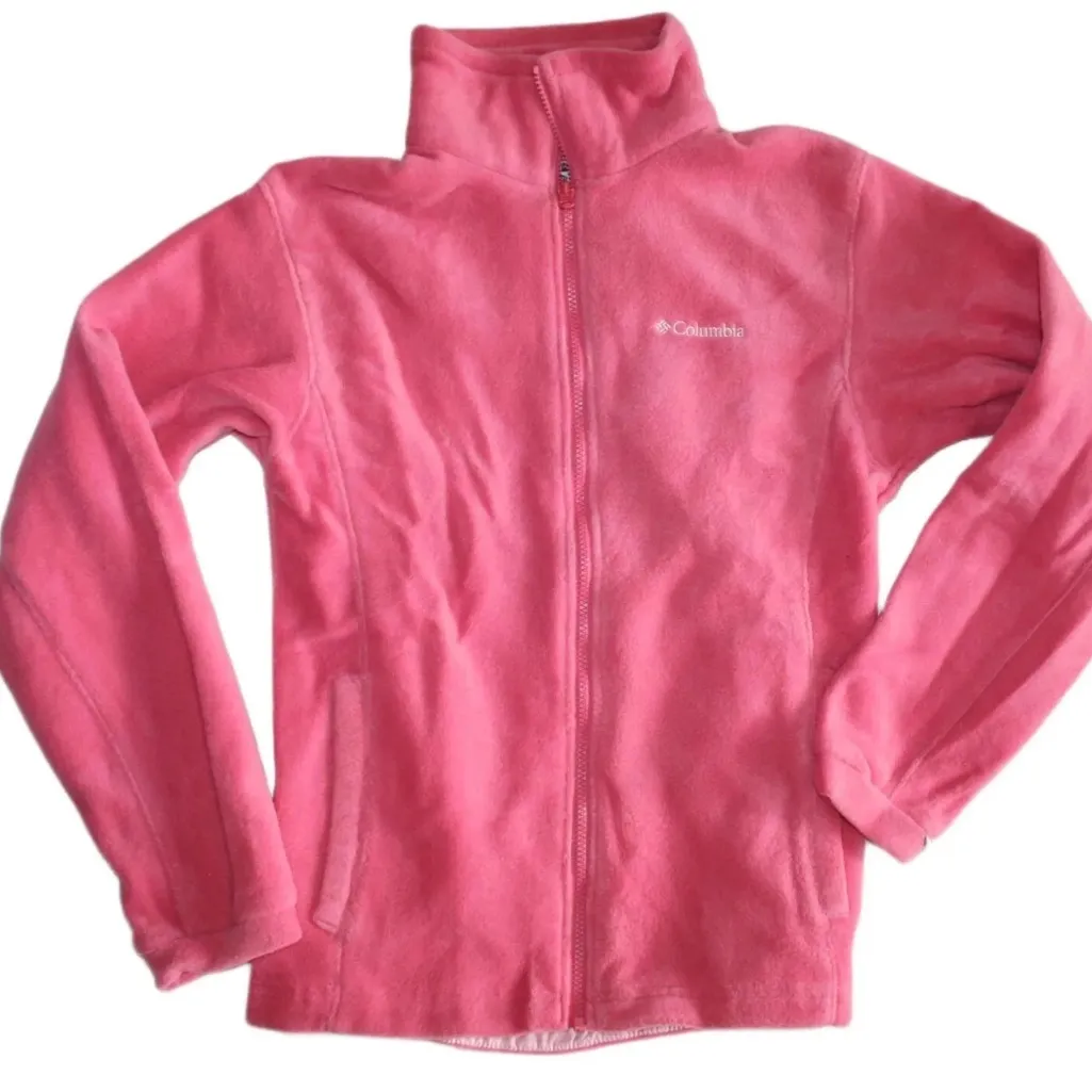 Retro 3 in 1 winter snow coat fleece warm winter pink size 14/16 or XS - Image 7