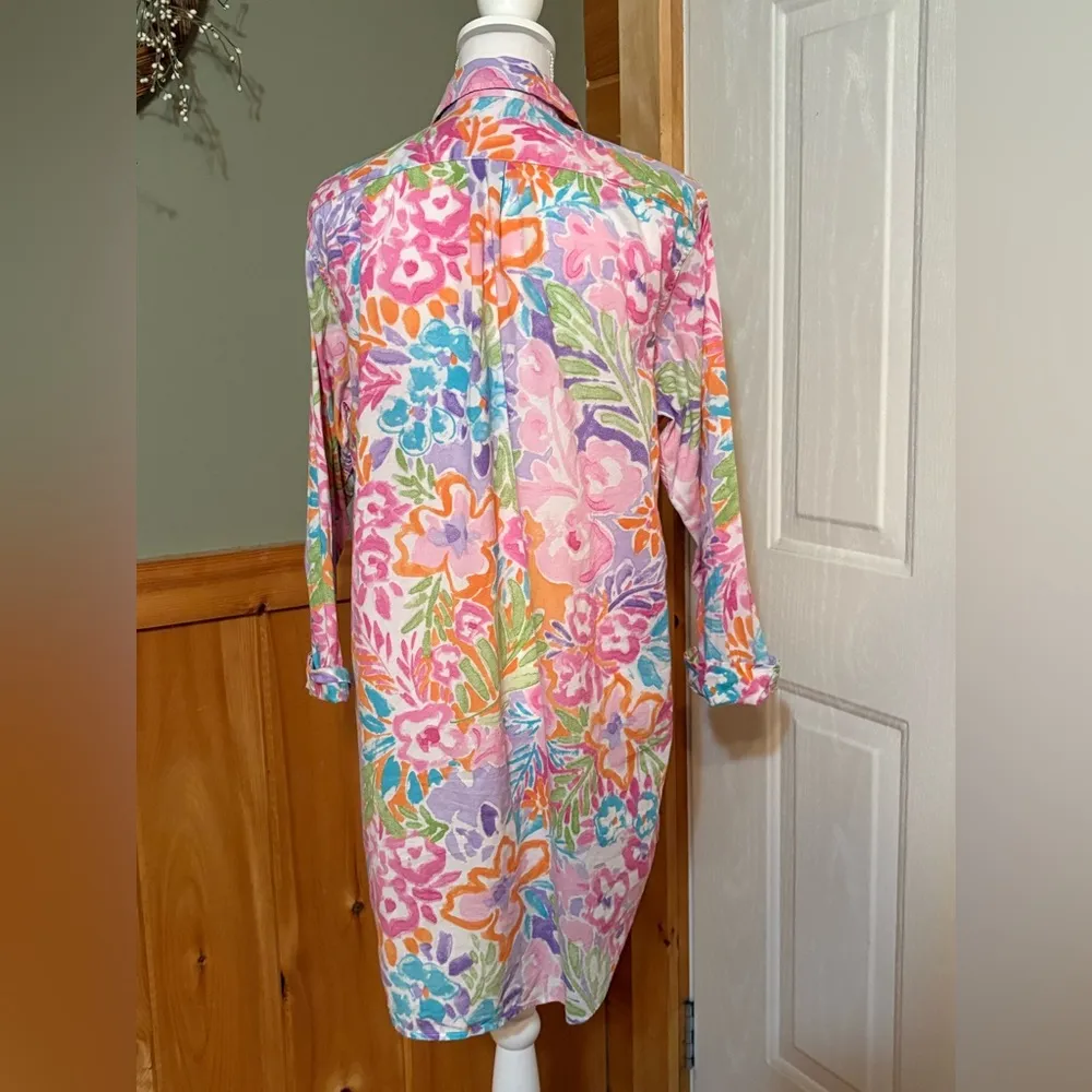 Lauren Ralph Lauren Women Multicolor Night Gown Dress Coverup - Image 5