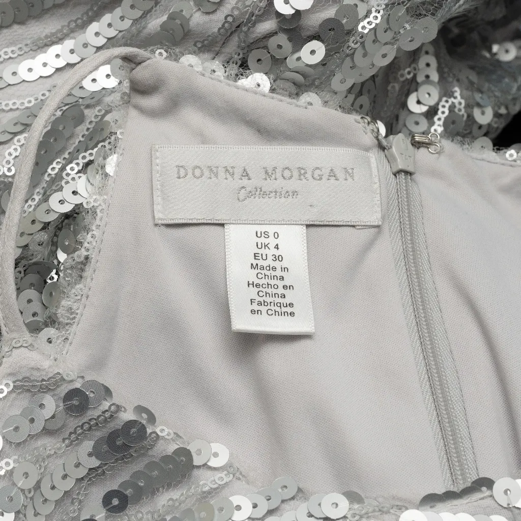Donna Morgan Collection  - Tiffany Sequin Halter Gown - Image 4