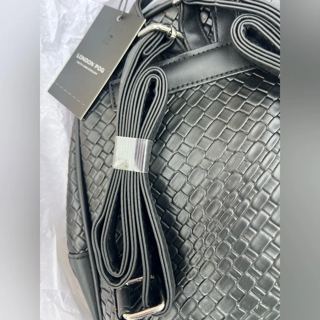 London Fog Bowery Medium Size Woven Backpack 100th Anniversary Edition NWT - Image 7