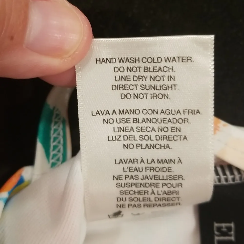 💕ELLEN TRACY💕 One Piece Ruffle Swimsuit ~ Abstract Floral Print 8 NWT - Image 12