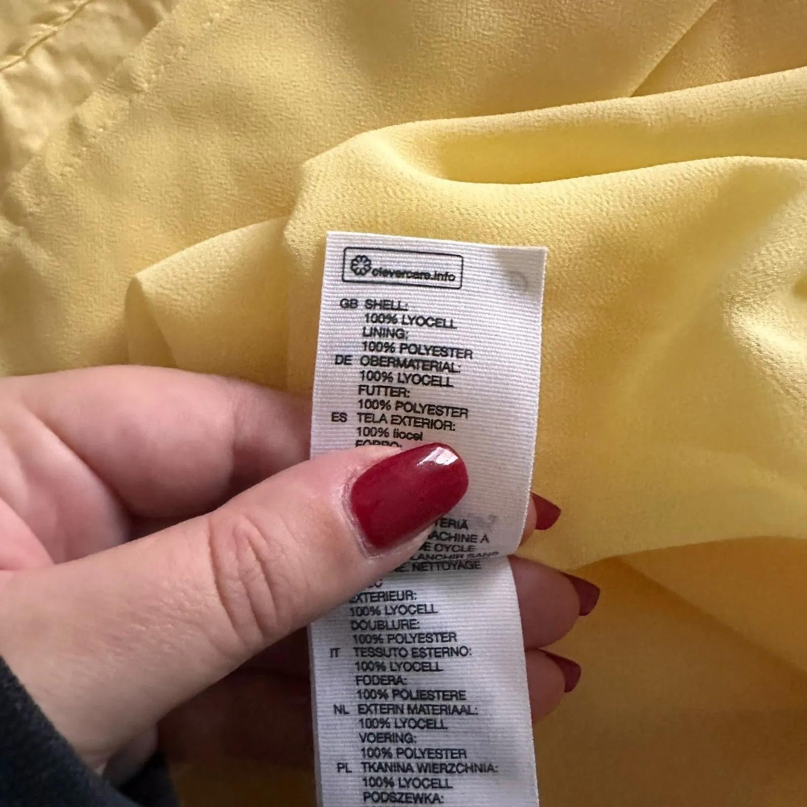 & OTHER STORIES Ruffled Lace Up Midi Sundress Yellow‎ Sz 4 - Image 6