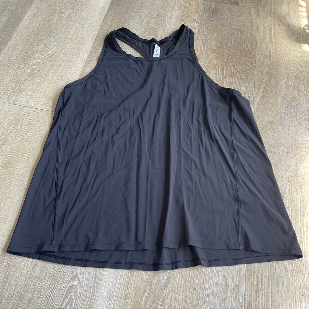 Athleta Black Razor Back Tank Top - Image 2