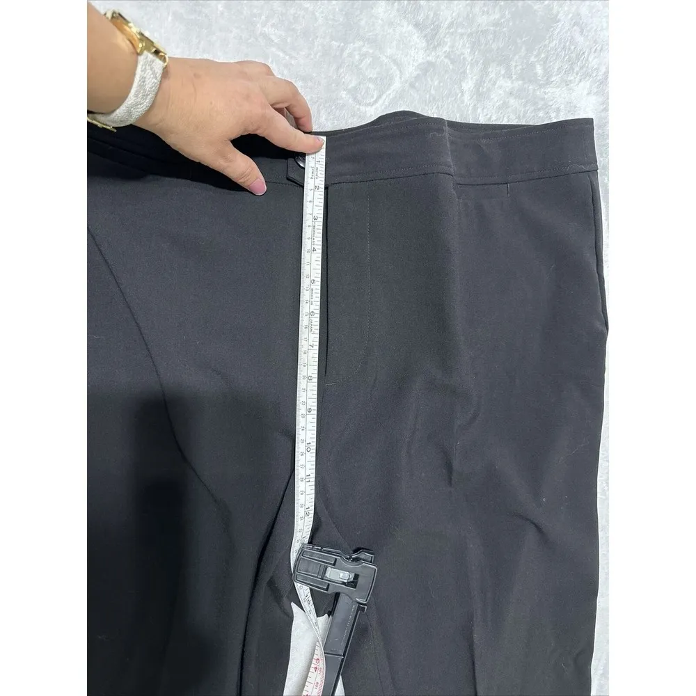 NYDJ Dress Pants Womens Plus 16W Black Bootcut Stretch Trouser High Rise A49 - Image 6