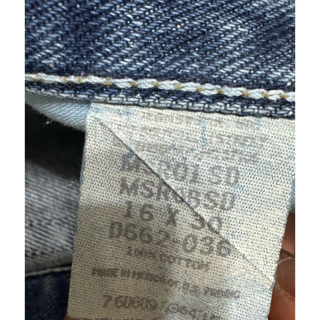 VTG Relaxed‎ Fit Grannycore Wrangler Jeans16x30” D662-036 US Deadstock - Image 4