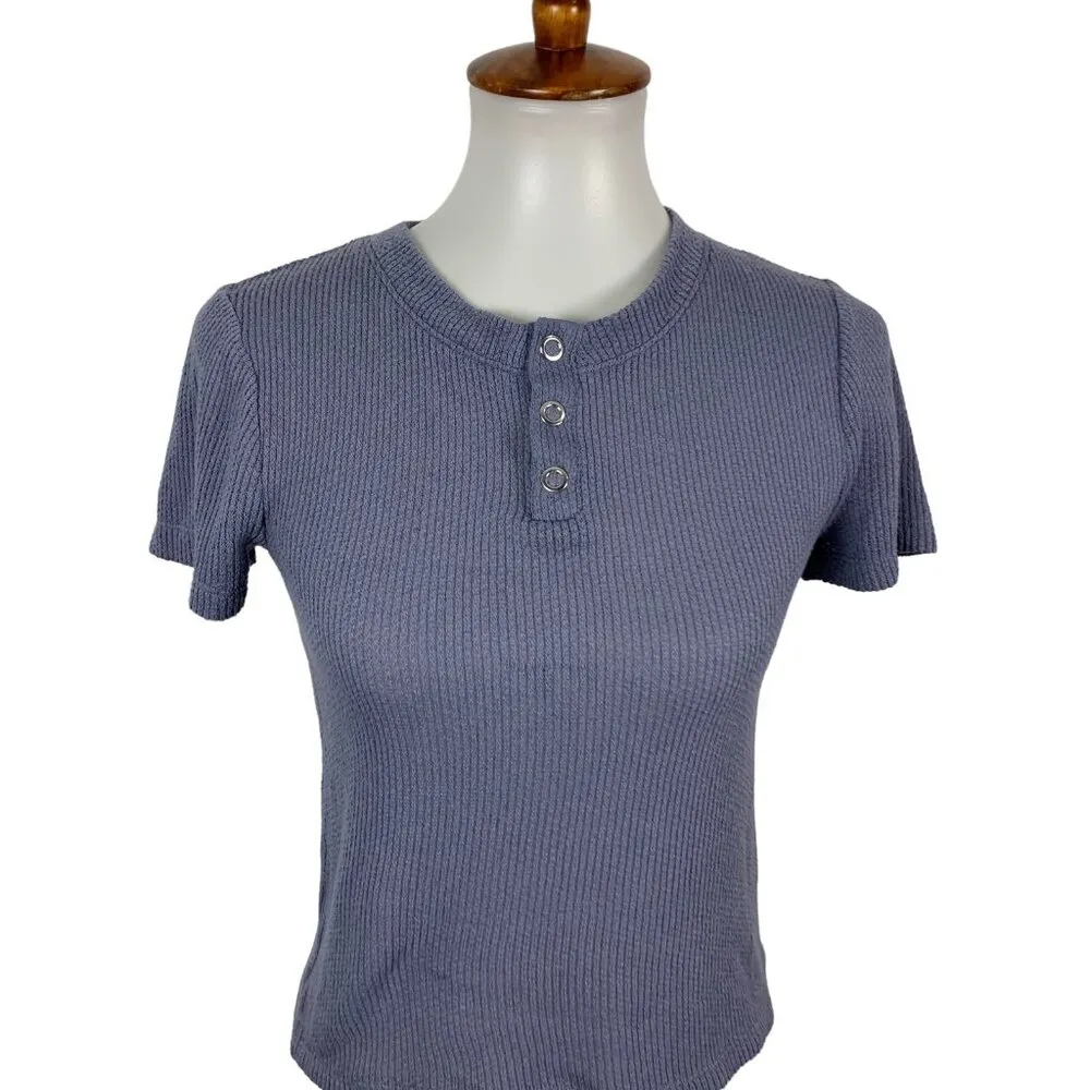 Our From Under Medium Short Sleeve Top‎ Urban Outfitters Y2K Basic Essential - Image 2