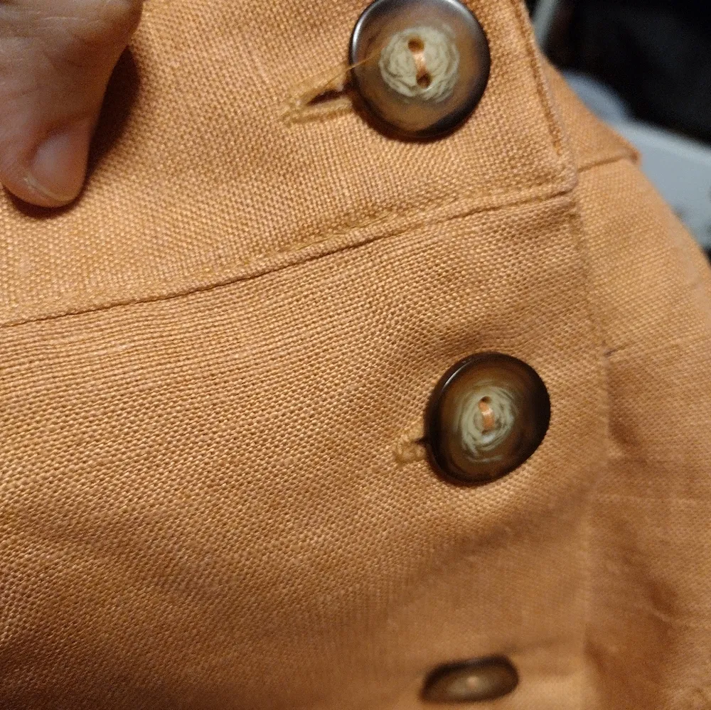 Harve Benard linen Blend Midi skirt Peach - Image 6