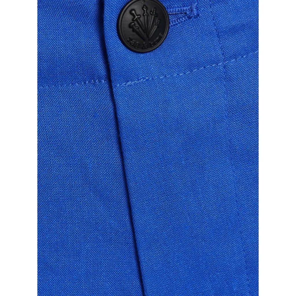 Rag & Bone Sofie Linen-Blend Shorts Bright Blue Size 00 NWT - Image 4