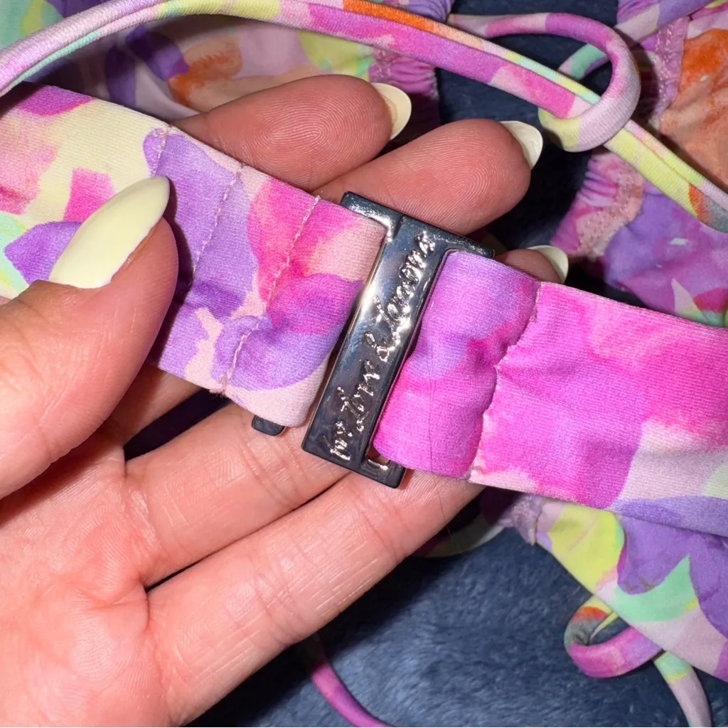 For Love and Lemons Cydney Bandeau Swim Top Large - Image 6