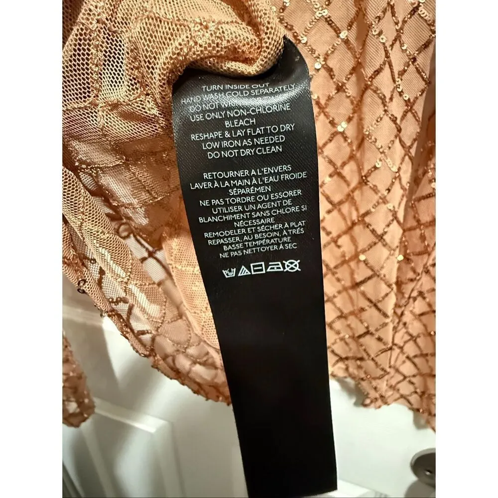 Pilcro Anthropologie turtleneck sequin top Small - Image 7