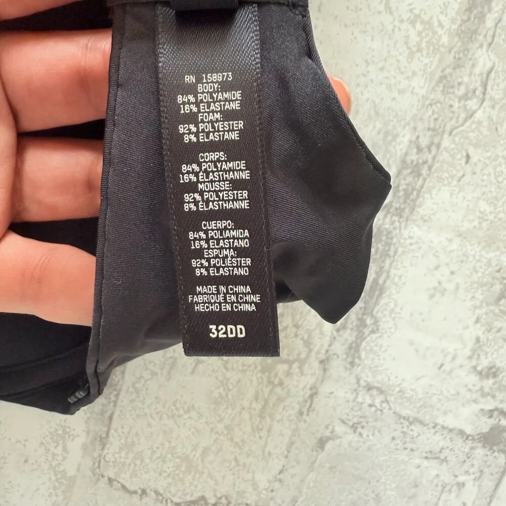 NWT Skims Unlined Weightless Demi Bra in Onyx Sz 32DD - Image 7