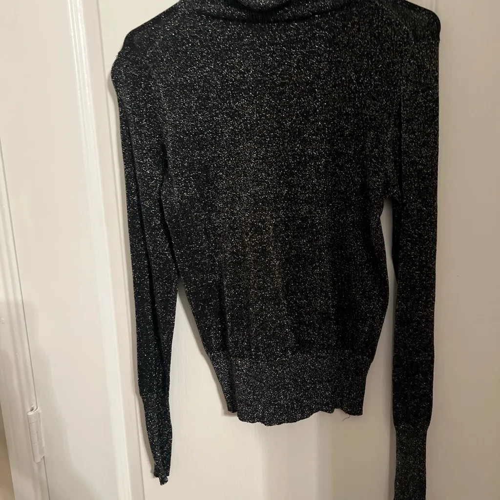 Zara Charcoal Turtleneck Sweater - Image 2