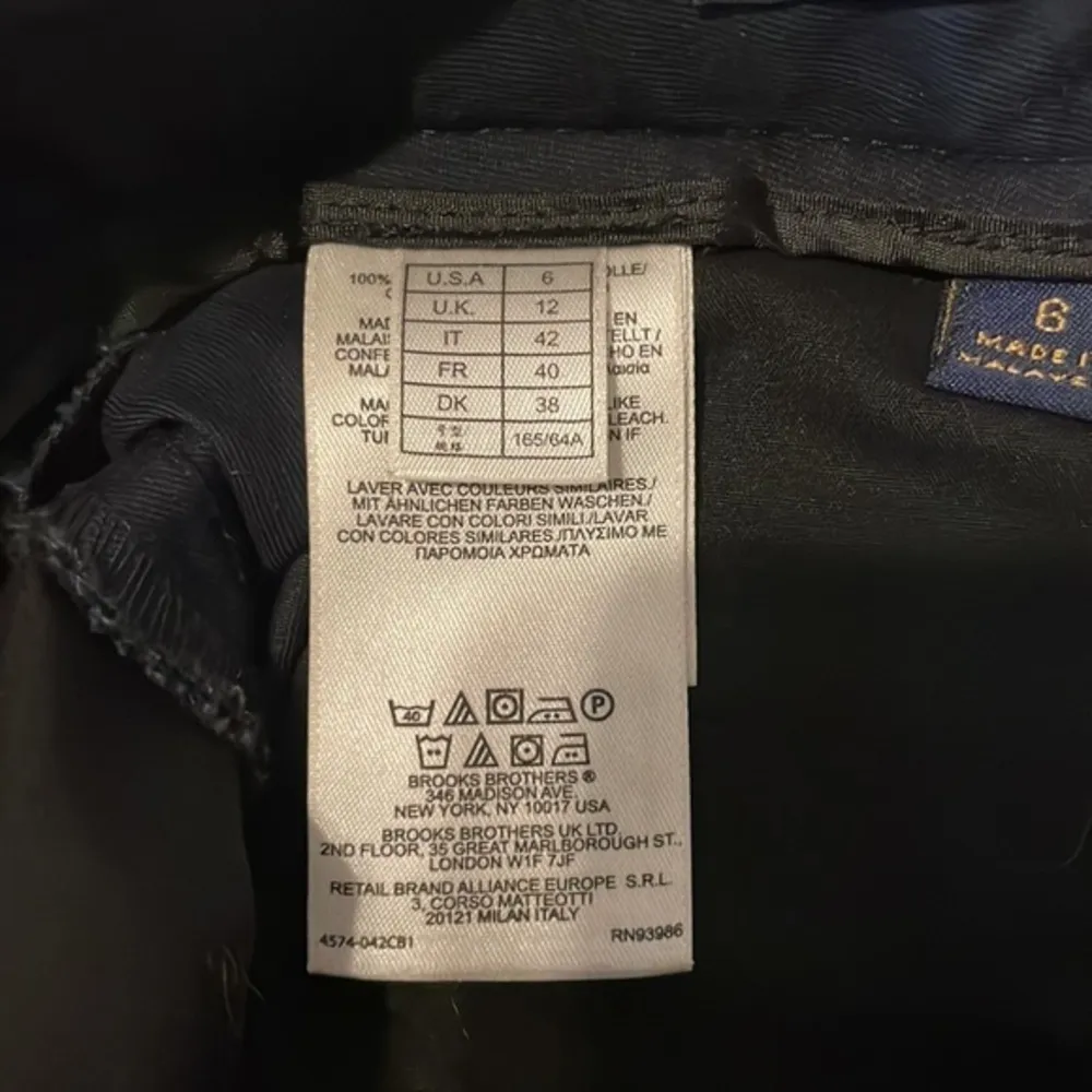 Brooks Brothers Navy Blue Stretch Cotton Twill Bermuda Shorts - Image 6