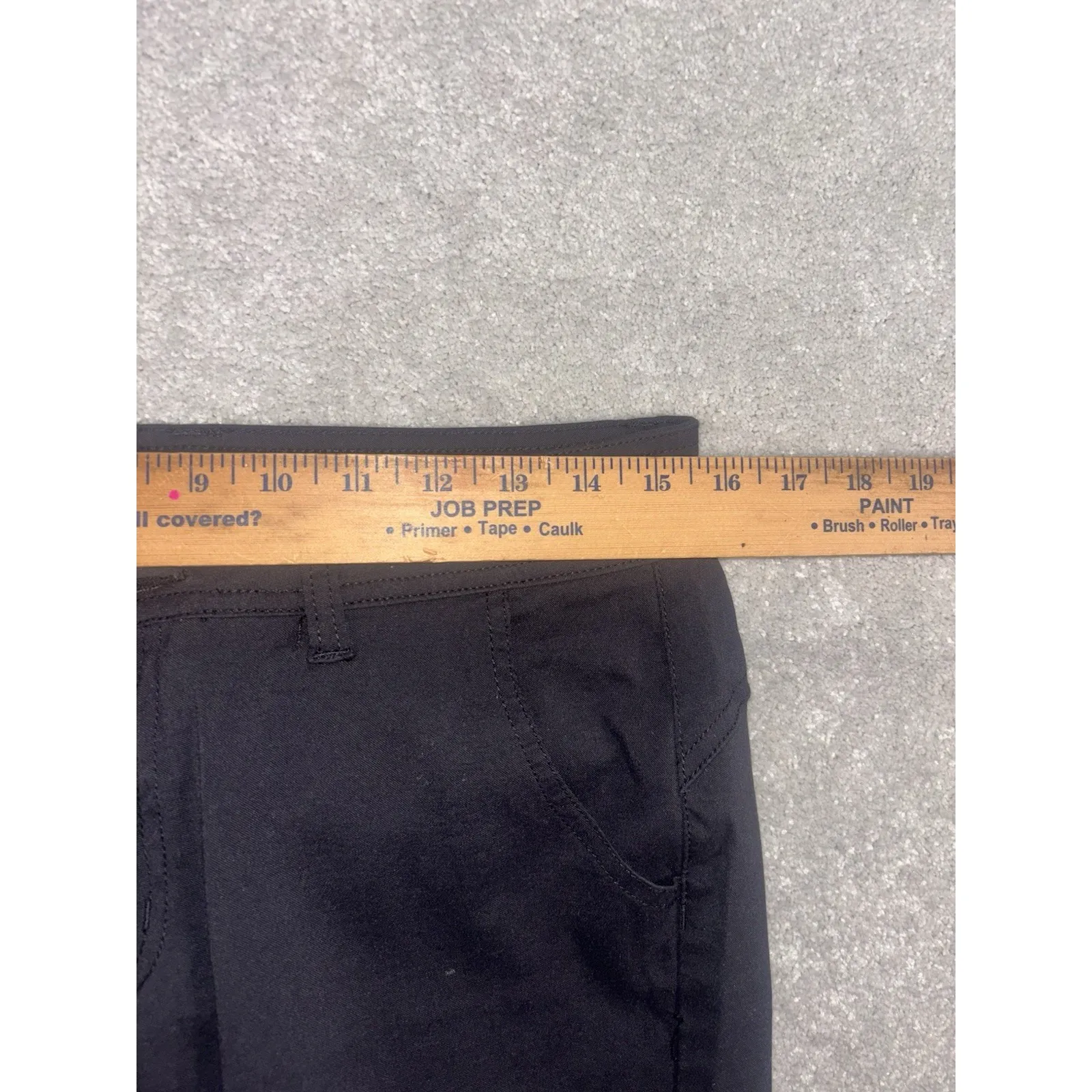 Women's Prana Black Boot Cut Convertible Hiking Pants Nylon 10 - Image 8