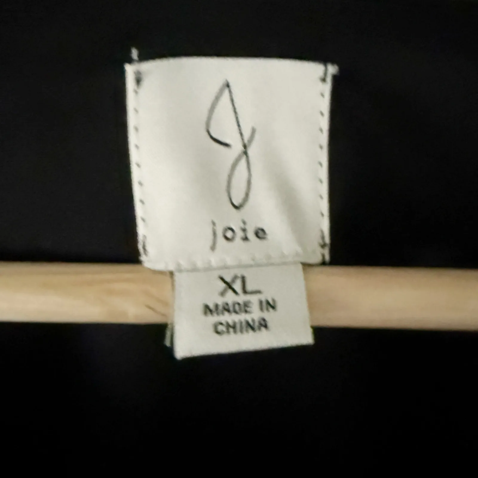 JOIE x ANTHROPOLOGIE | Black Babydoll Mini Dress Tie Bow Front Tiered | Size XL - Image 4