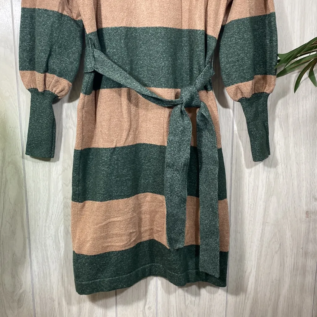 NEW Ann Taylor Stripe Belted Turtleneck Dress size XS NWT - Image 6
