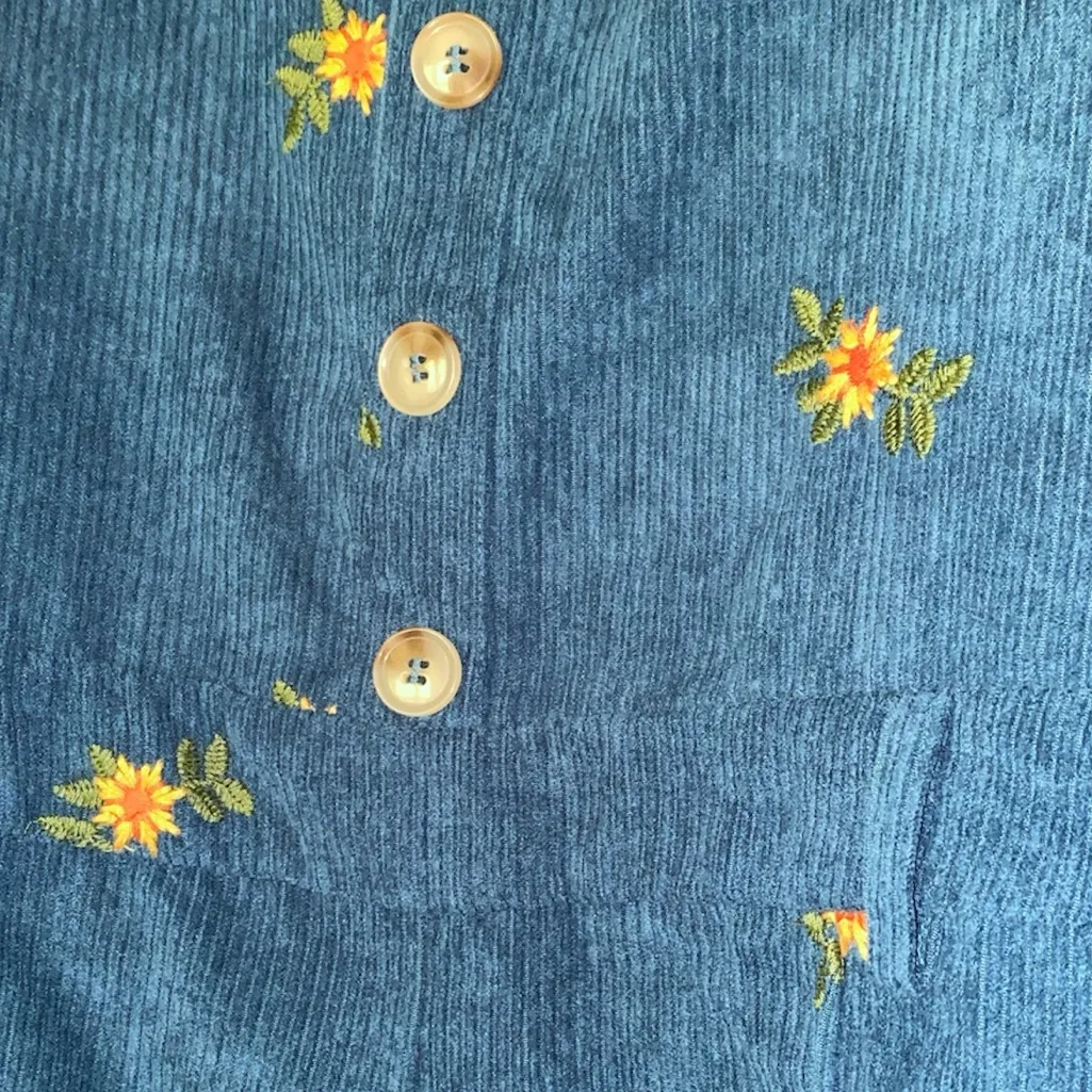 NWT Cider DITSY FLORAL CORDUROY JUMPSUIT size 1x - Image 7