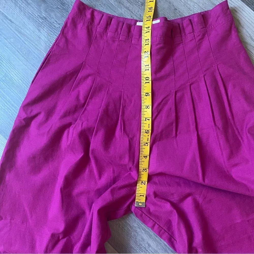 Anthropologie High Rise Pleated Pants Orchid Purple Wide Leg 6 - Image 10