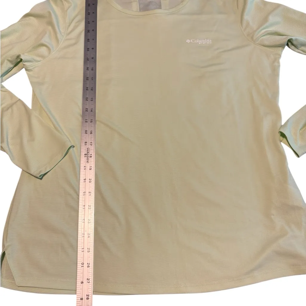 Columbia PFG Omni Shade Women’s Light Green Long Sleeve Outdoor Shirt XL - Image 7