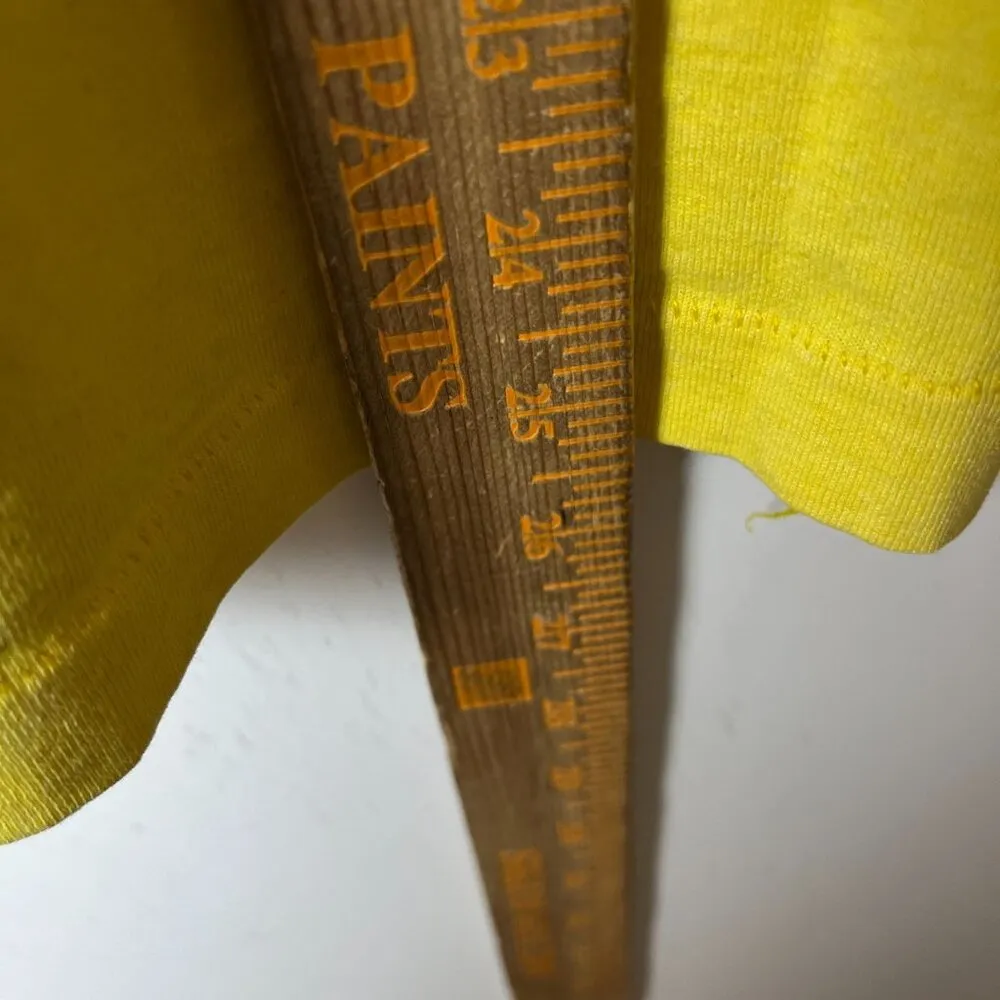 Vintage 90s Cub Day Camp T Shirt Yellow Small S USA Single Stitch Graphic - Image 12