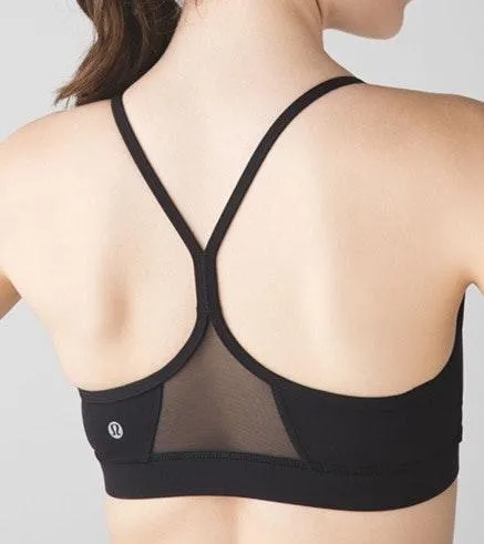 Lululemon Flow Y Black Sports Bra - Image 2