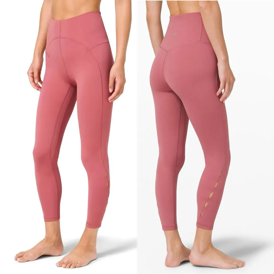 Lululemon Unlimit High-Rise Tight 25" *Keyhole Brier Rose
Size 4 - Image 2