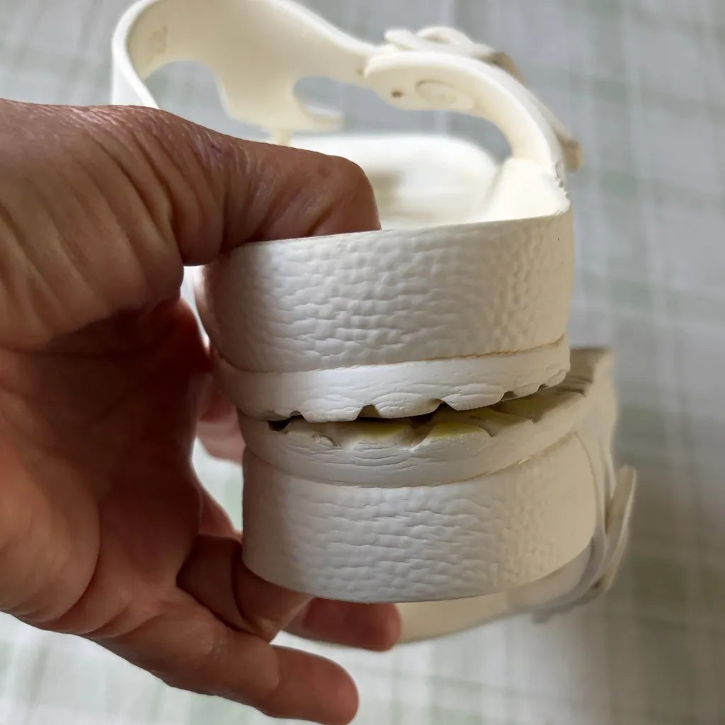 Birkenstock White Thong Sandals - Image 5