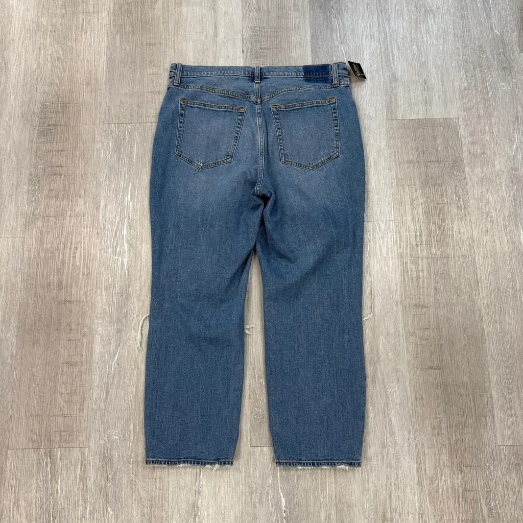 Abercrombie & Fitch Ultra High Rise Ankle Straight Jeans - Size 16 - Image 2