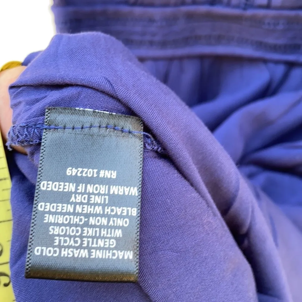 Skies are blue Womens Size XS sleeveless blue rayon sleeveless short dress NWOT - Image 10