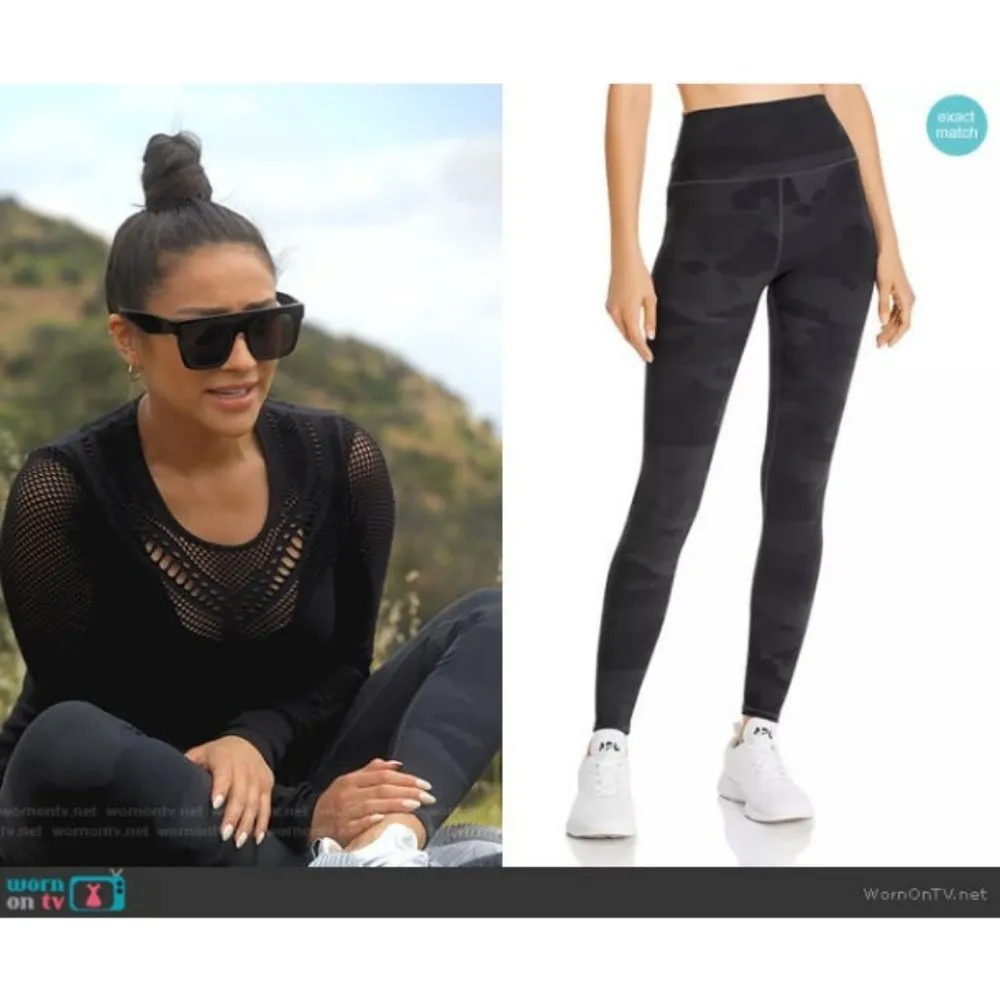 💕ALO💕 High-Waist Vapor Legging Black Camouflage XS NWOT - Image 11