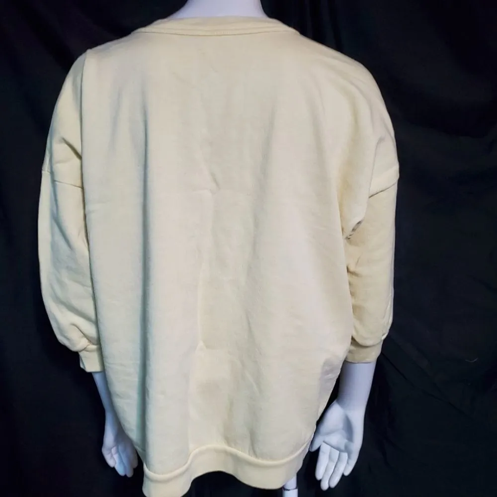 Vintage Ala Wishes Cowboy Teddy Bear Sweatshirt OS Yellow Size undefined - Image 5