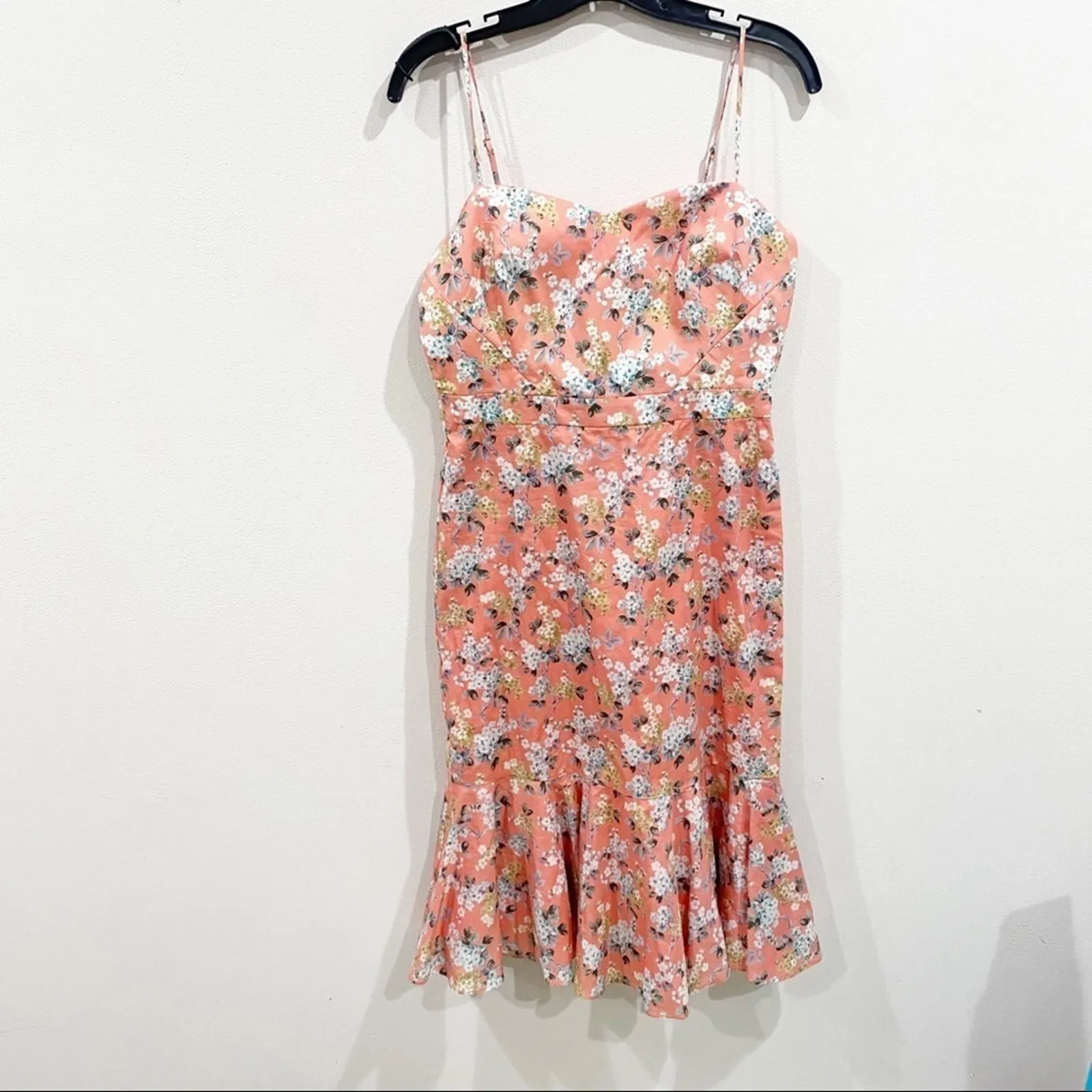 NWT J.Crew Ruffle Hem Midi Floral Preppy Liberty Josephine dress Size 4 - Image 2