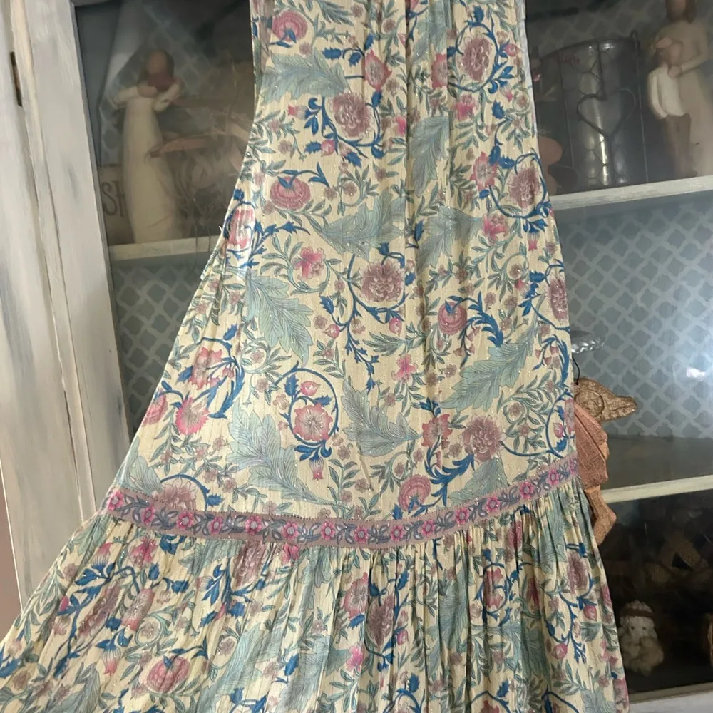 Spell Multicolor Floral Maxi Dress Blue - Image 7