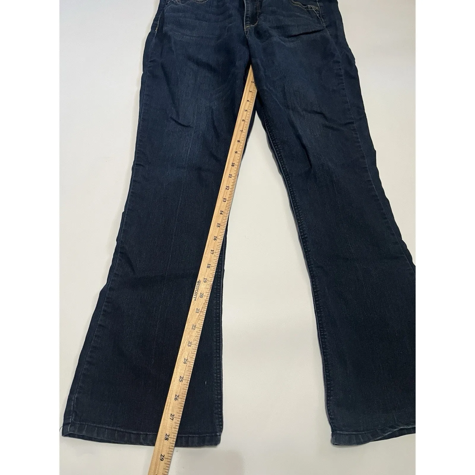 Democracy Ab Solution Sz 10 Bootcut Dark Wash Jeans - Image 4