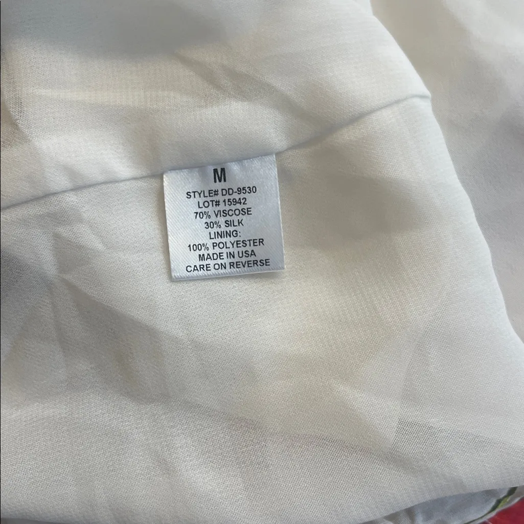 INTERMIX Knightly Floral Off The Shoulder Ruffle Mini Dress - Image 5