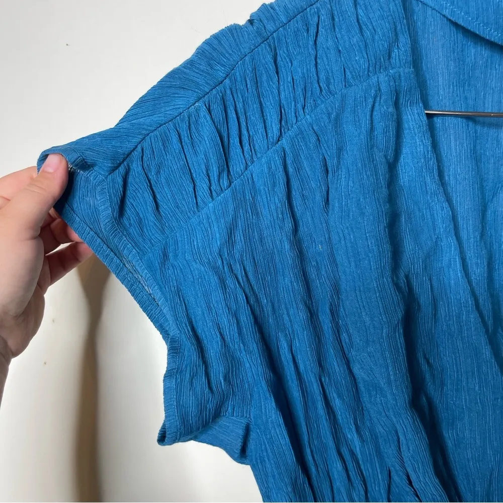 HATCH The Carolina Dress in Teal Blue sz 0 US XS - Image 7