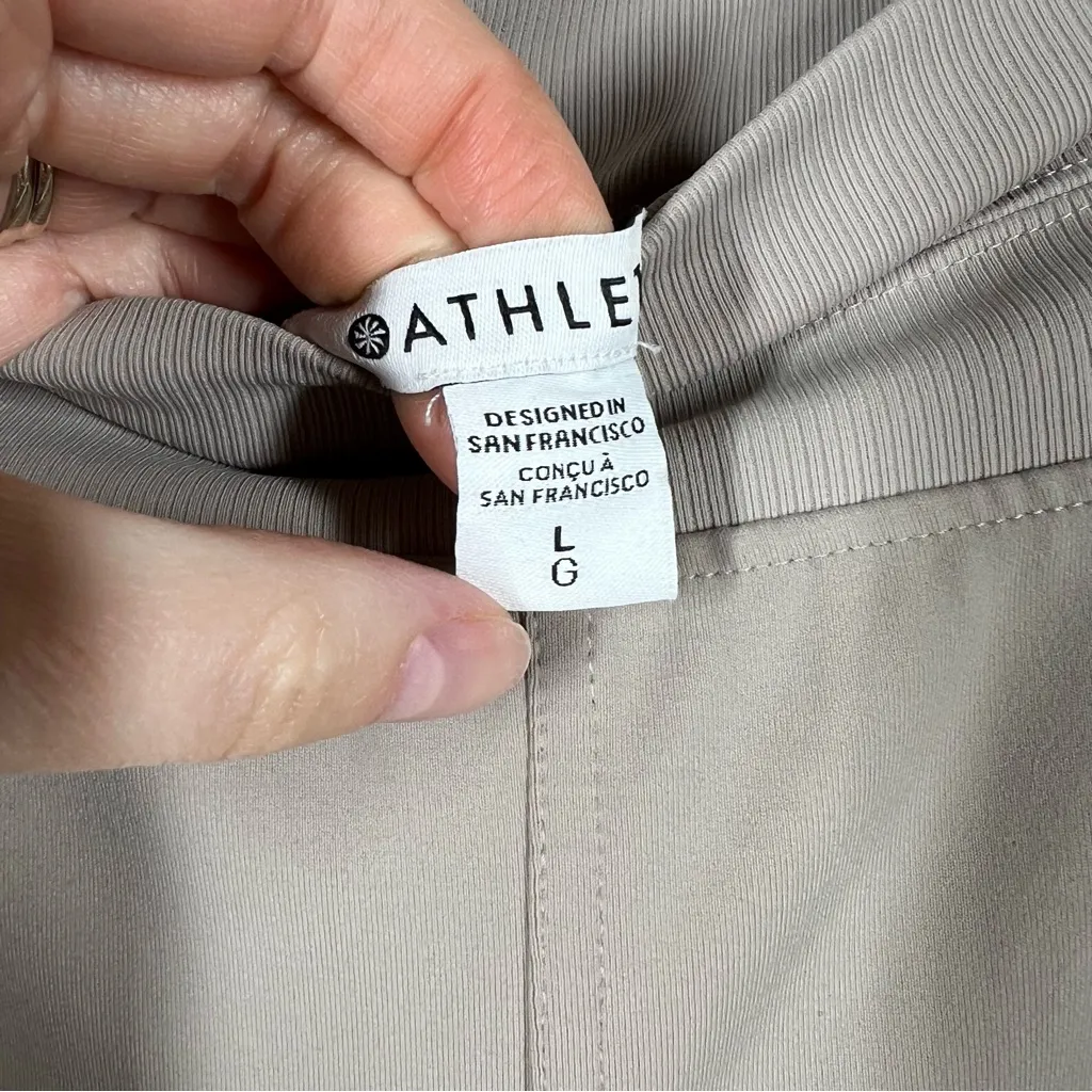 Athleta Tan Venice‎ High Rise Cargo Wide Leg Pants - Image 5