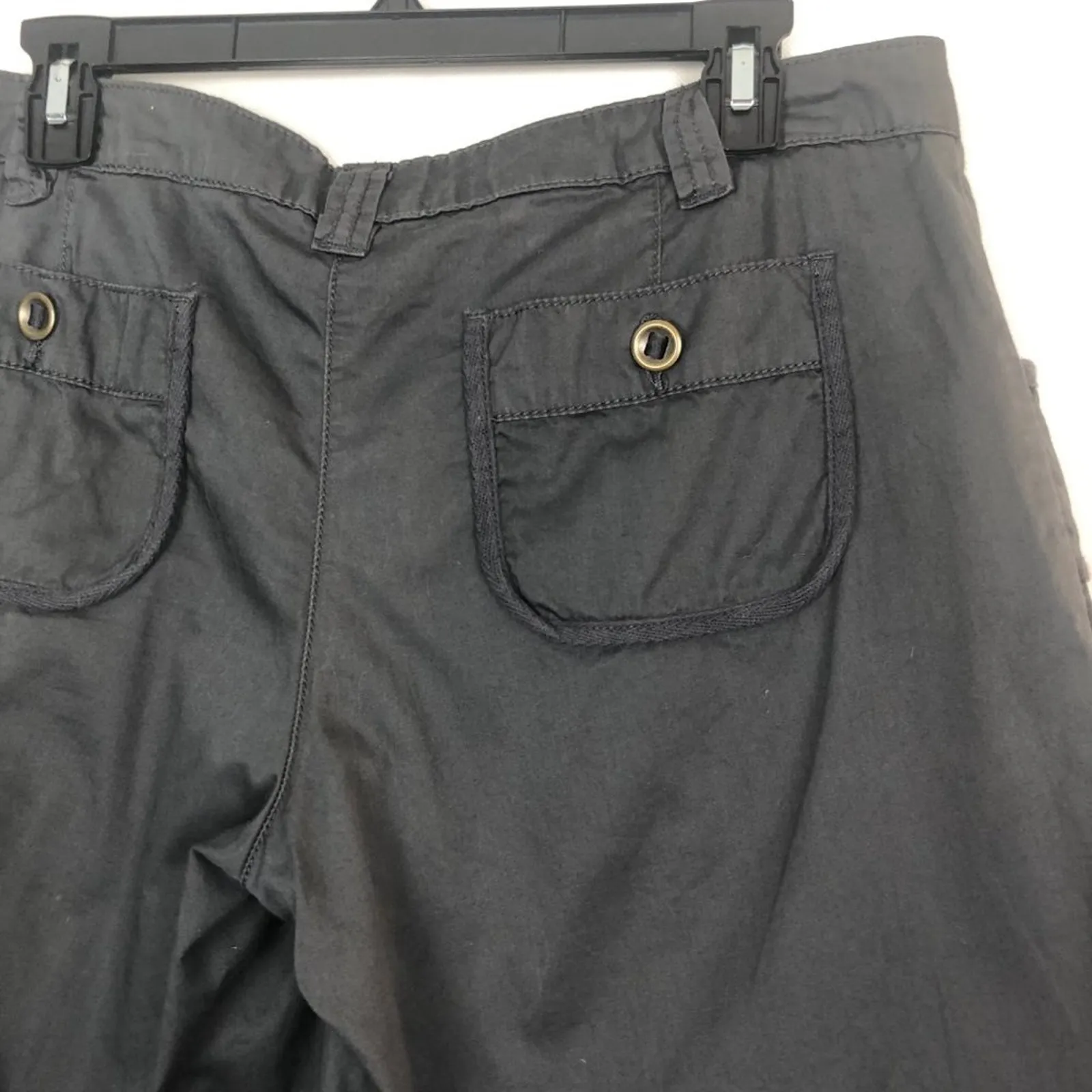 Hinge Women's Gray Shorts High-Rise Size 8 - Image 8