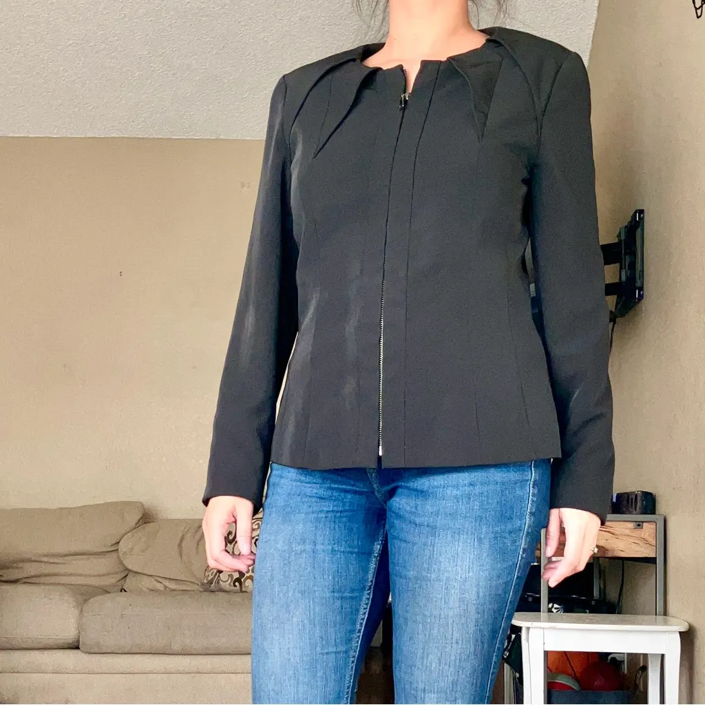 Tahari pleated blazer - Image 3