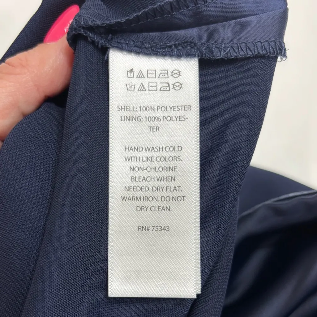 House of Harlow‎ 1960 Midnight Blue Strapless Ruched Bodycon Midi Dress - Image 7