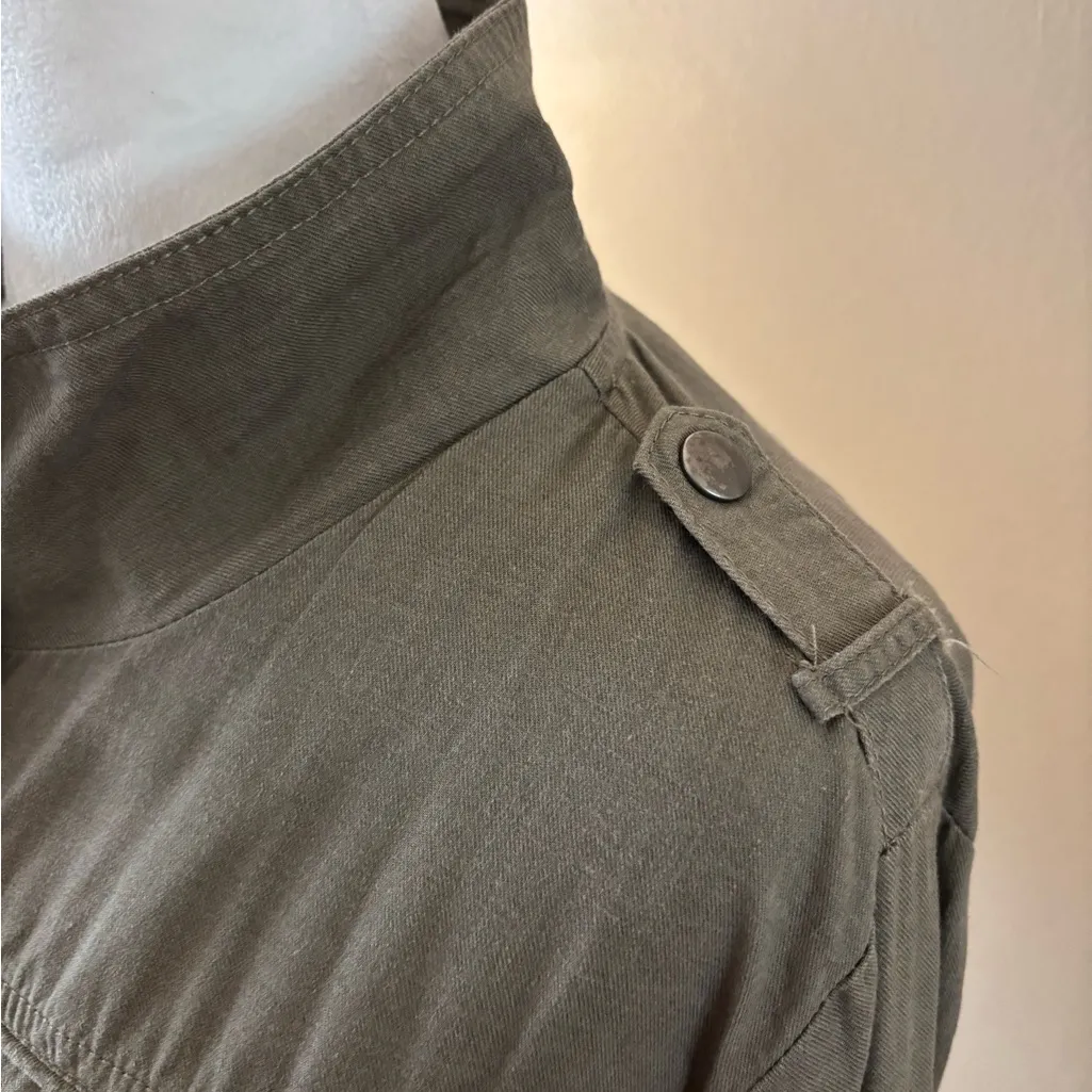 Ashley by 26 International  Khaki Utility Jacket Size L - Image 8
