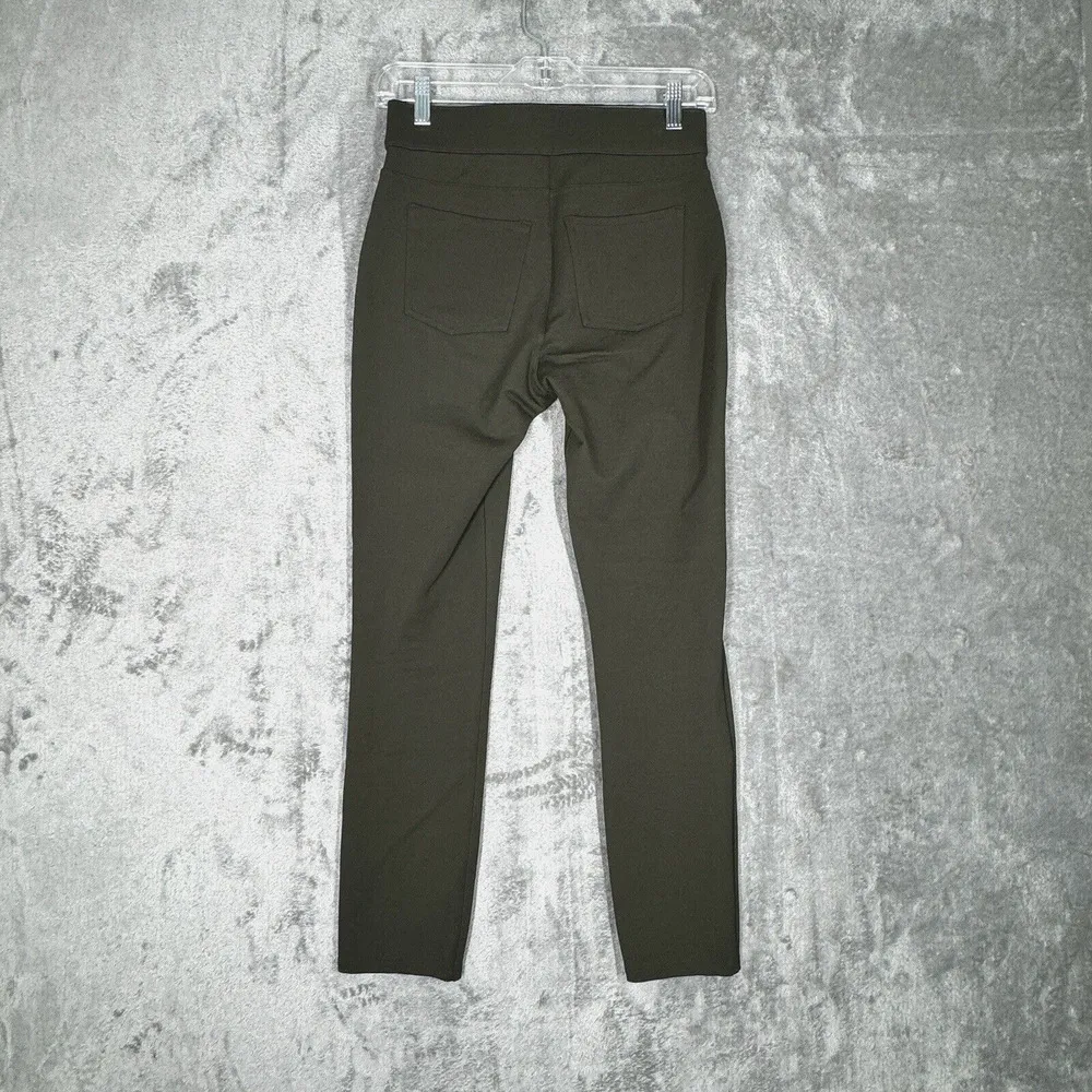 Spanx Pants Womens Small Green Shaping Tummy Control Skinny Office Preppy Casual - Image 3