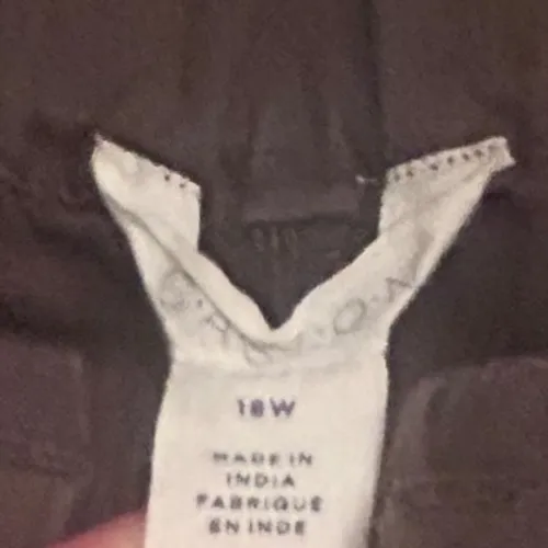 Caslon‎ Nordstrom 100% Linen Wide Leg Brown Casual Pants Drawstring Women Sz 18W - Image 5