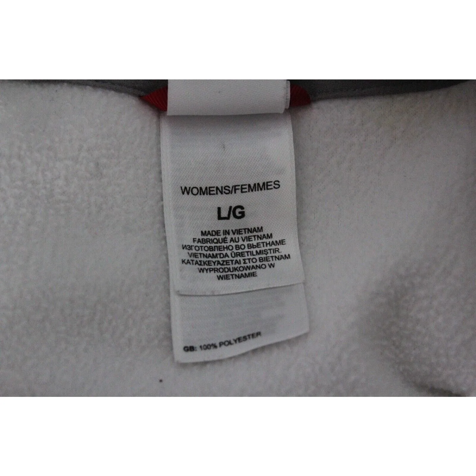 The North Face Jacket Womens Large‎ White Fleece Pullover Outdoor Sweater Ladies - Image 2