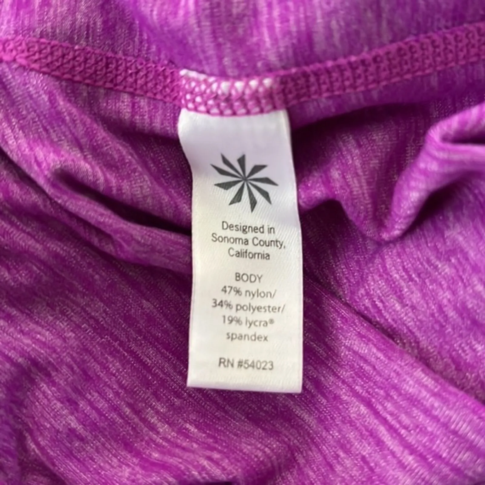 Athleta Pants Womens Small Purple Chaturanga Quest Capri Legging Crop Athleisure - Image 5