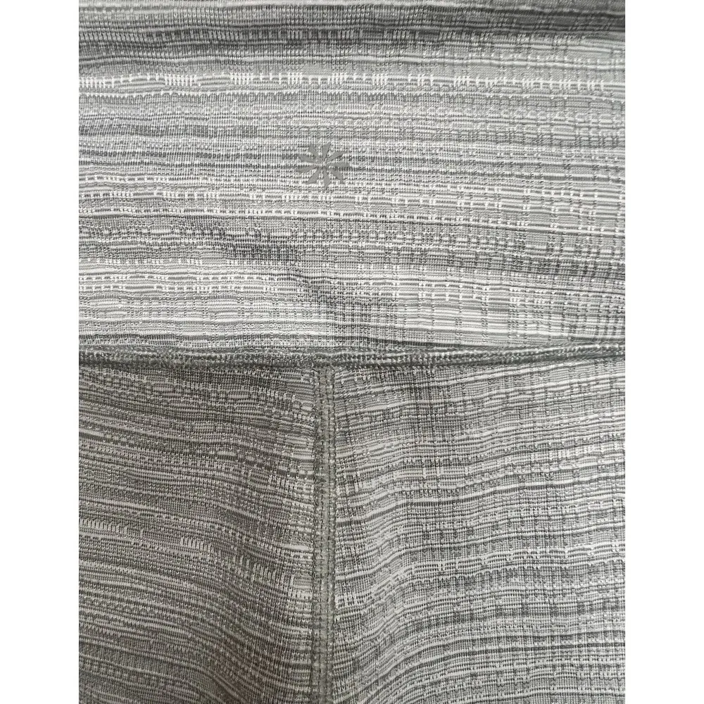 Women’s Athleta High Rise Jacquard Chaturanga Tight Leggings Gray Size XLT - Image 3